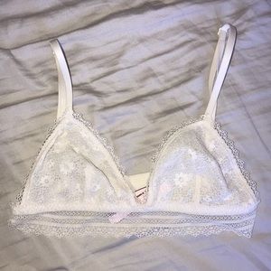 White bralette